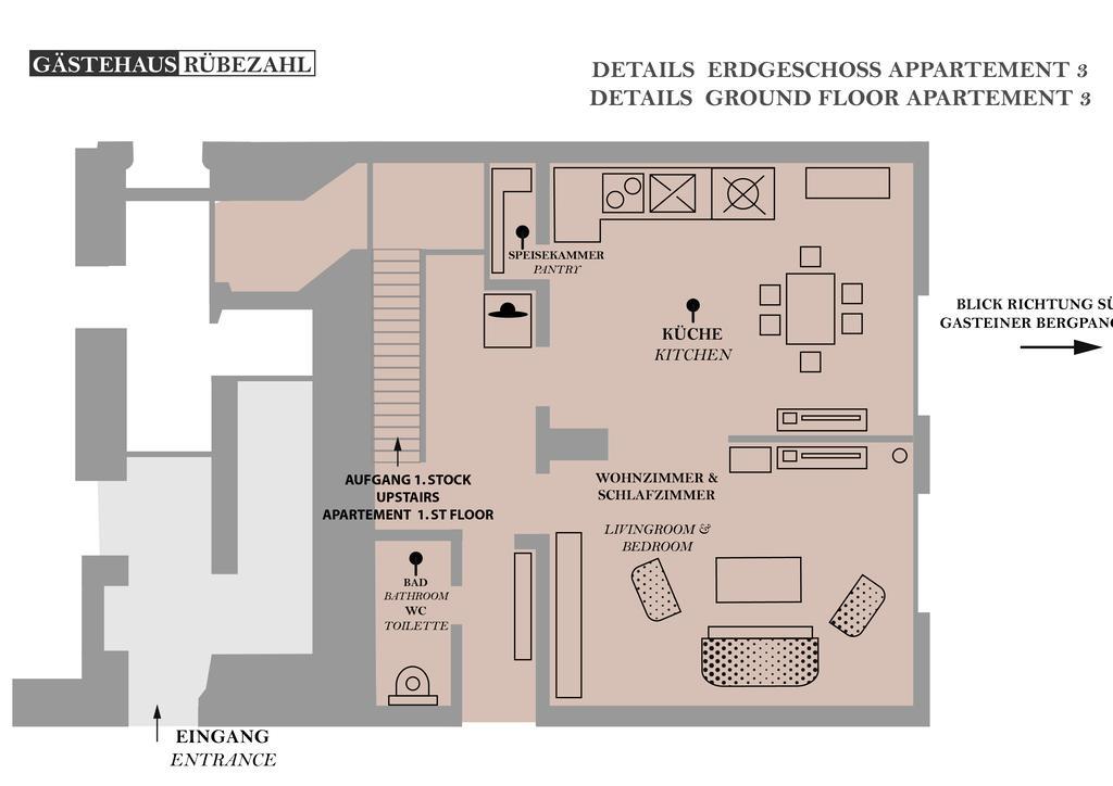 Gaestehaus Ruebezahl 巴特霍夫加施泰因 客房 照片